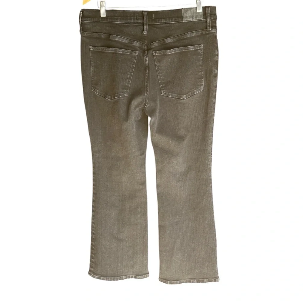 Madewell mid-rise kick out blackout jeans size 32